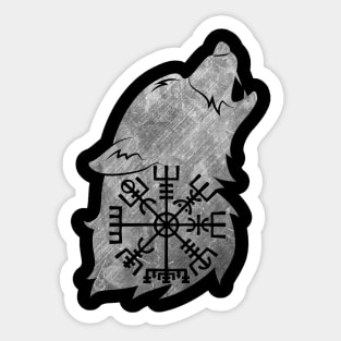 Wolf Fenrir Mythical Rreature Viking Norse Myth Sticker